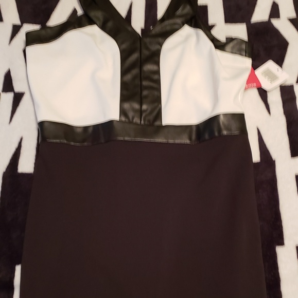 Little Black and White Mini Dress - Picture 6 of 8